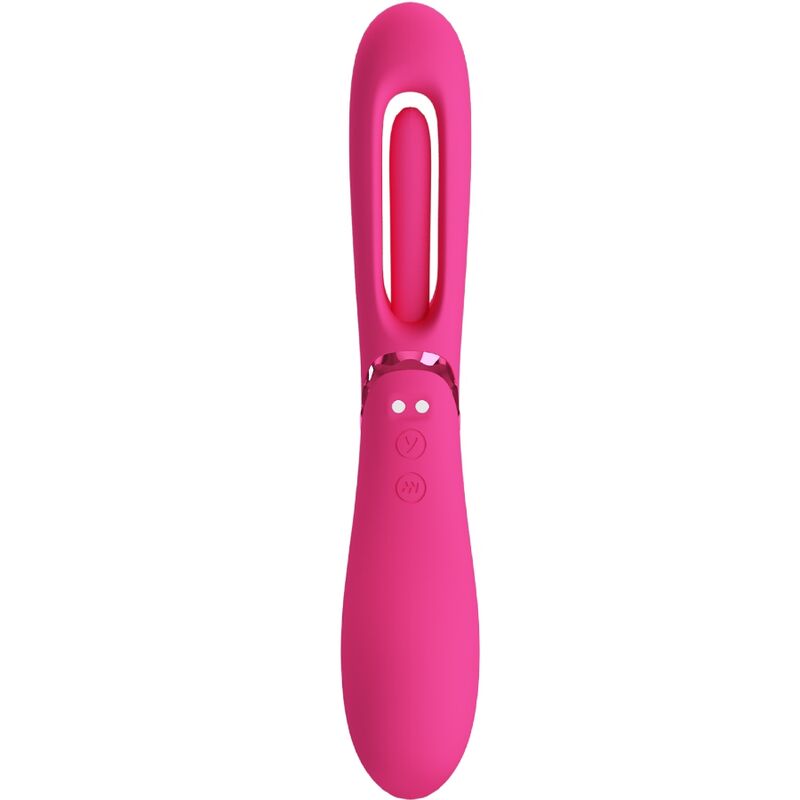 Vibratore Punto G Romance Lexie — 7 Modalità, Silicone Rosa
