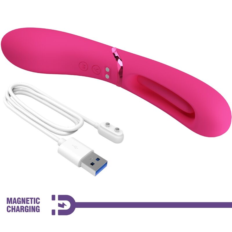 Vibratore Punto G Romance Lexie — 7 Modalità, Silicone Rosa