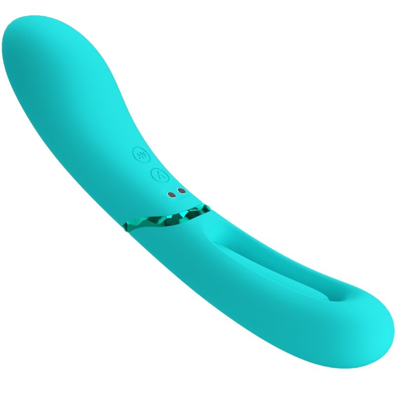 Vibratore Clitoride Romance Lexie — 7 Modalità, Blu