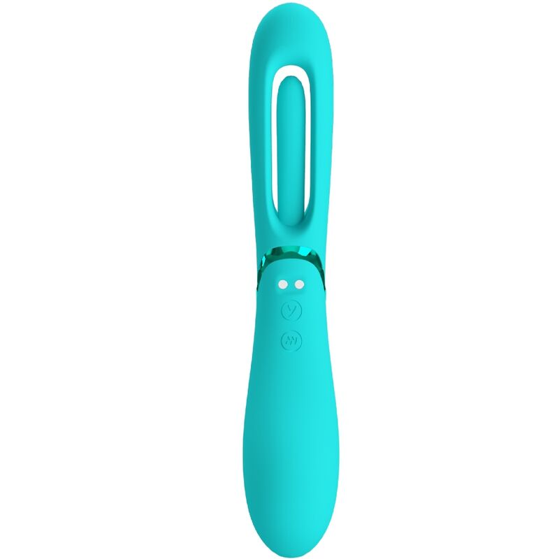 Vibratore Clitoride Romance Lexie — 7 Modalità, Blu