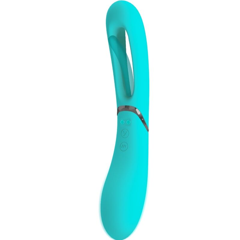 Vibratore Clitoride Romance Lexie — 7 Modalità, Blu