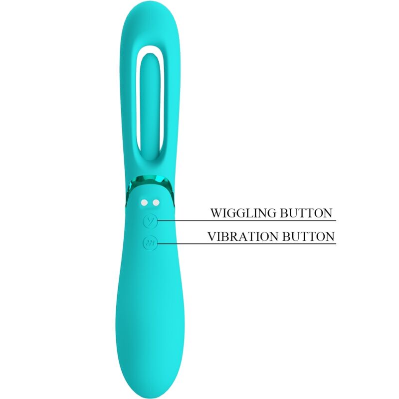 Vibratore Clitoride Romance Lexie — 7 Modalità, Blu