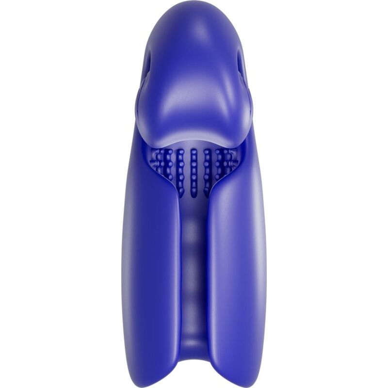 Vibratore Rabbit Snail Vibe Evo Slide'n'Roll — Blu Scuro