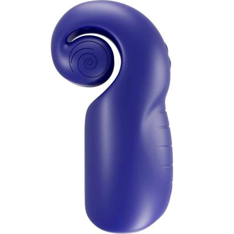 Vibratore Rabbit Snail Vibe Evo Slide'n'Roll — Blu Scuro