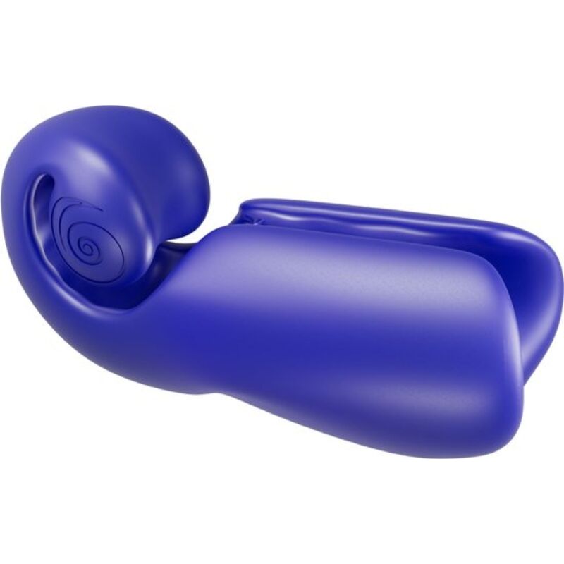 Vibratore Rabbit Snail Vibe Evo Slide'n'Roll — Blu Scuro