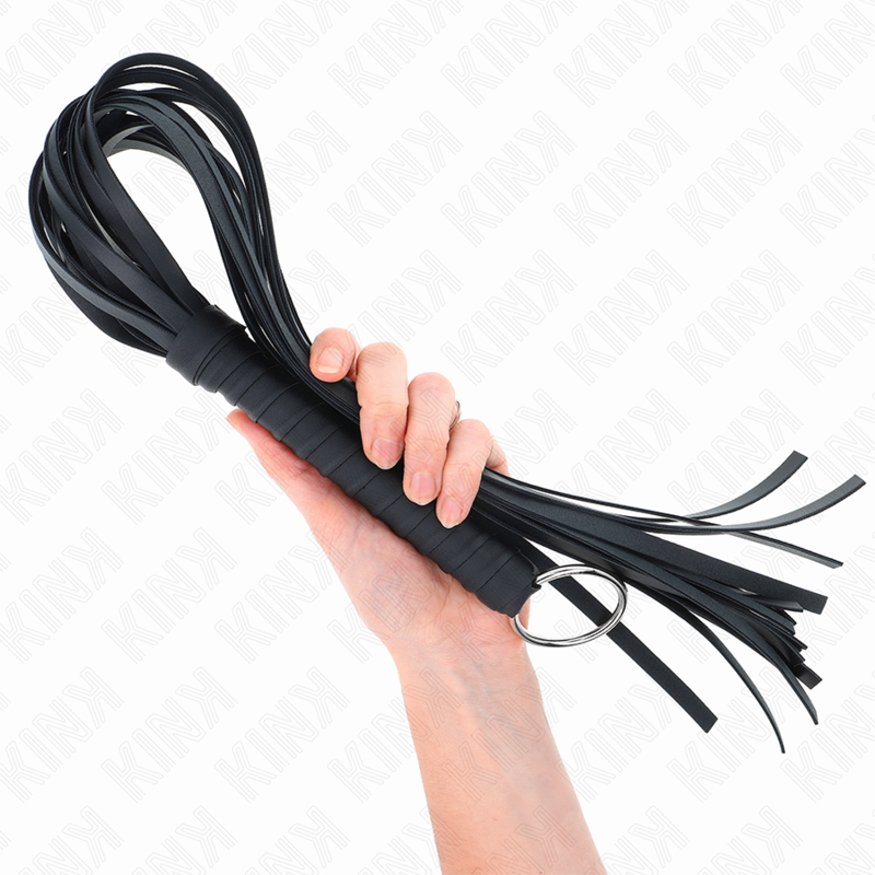 Frusta BDSM Kink Impact — con Anello, 65 cm