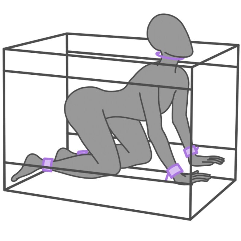 Cabina BDSM Compatta Secret Dome La Niche — Viola