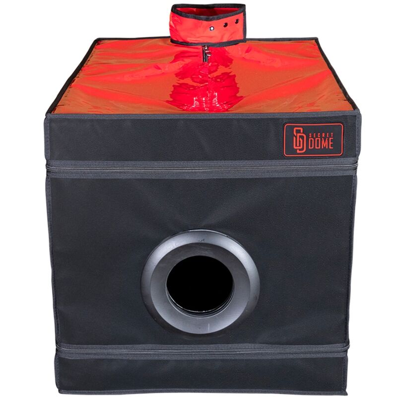 Cabina BDSM Esibizionismo Secret Dome La Niche — Nero e Rosso