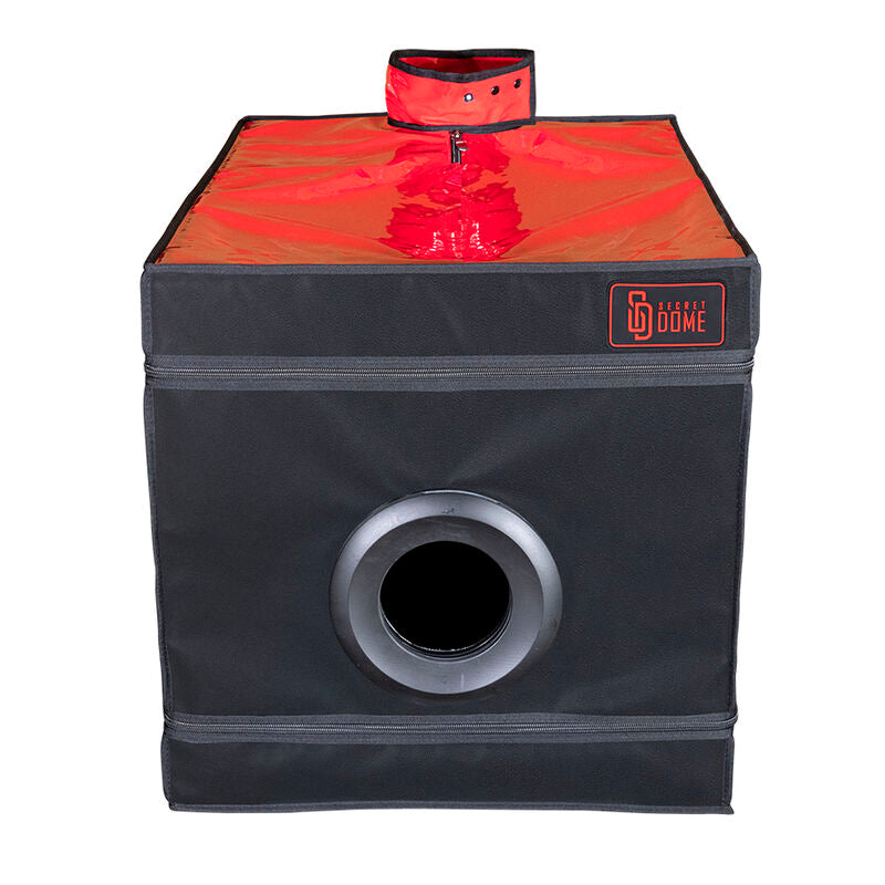 Cabina BDSM Esibizionismo Secret Dome La Niche — Nero e Rosso