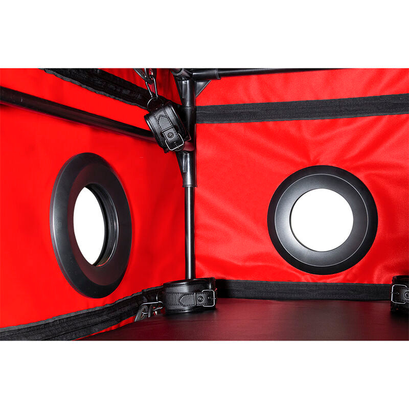 Cabina BDSM Esibizionismo Secret Dome La Niche — Nero e Rosso