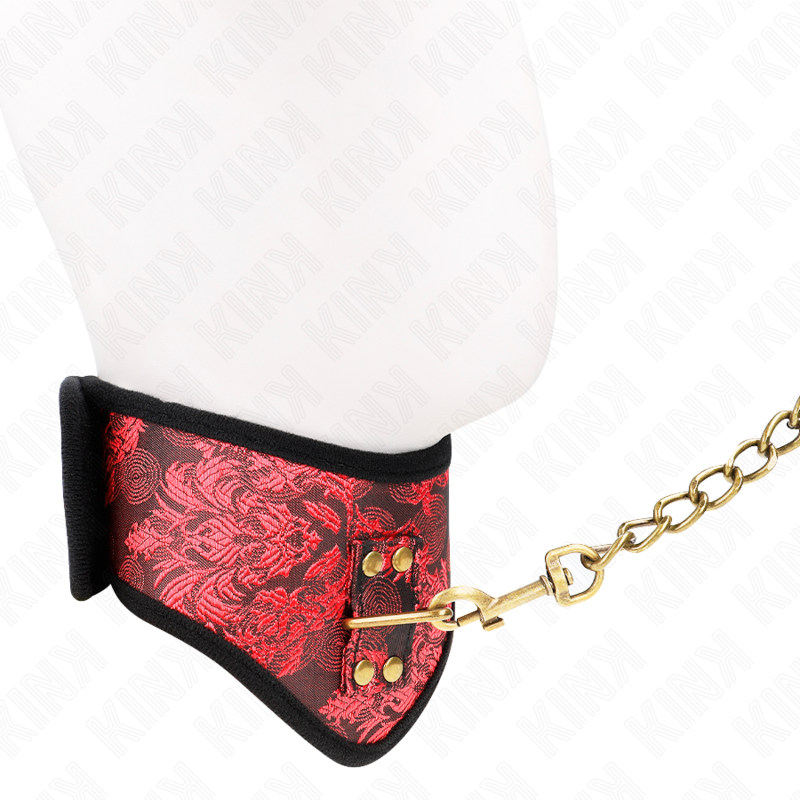 Collare BDSM con Cinturino in Pizzo Kink Scandalo — 75 cm