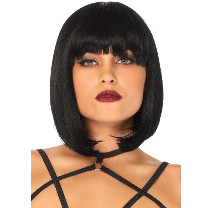 Parrucca Bob Corta Nera Leg Avenue — Olefina Naturale