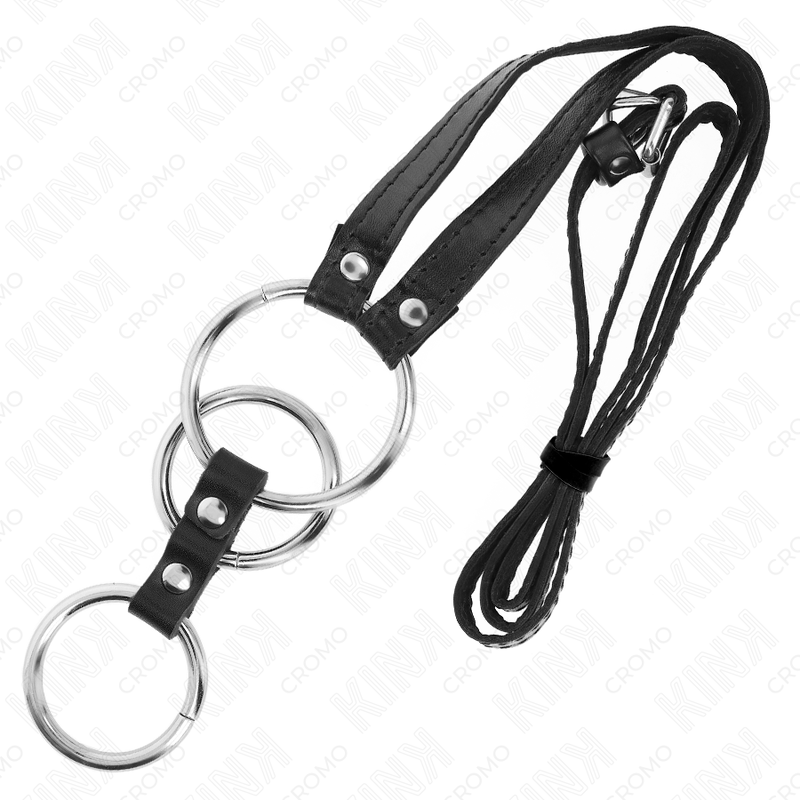 Anello Fallico Triplo in Metallo Kink Ring Power — 3,8–5 cm