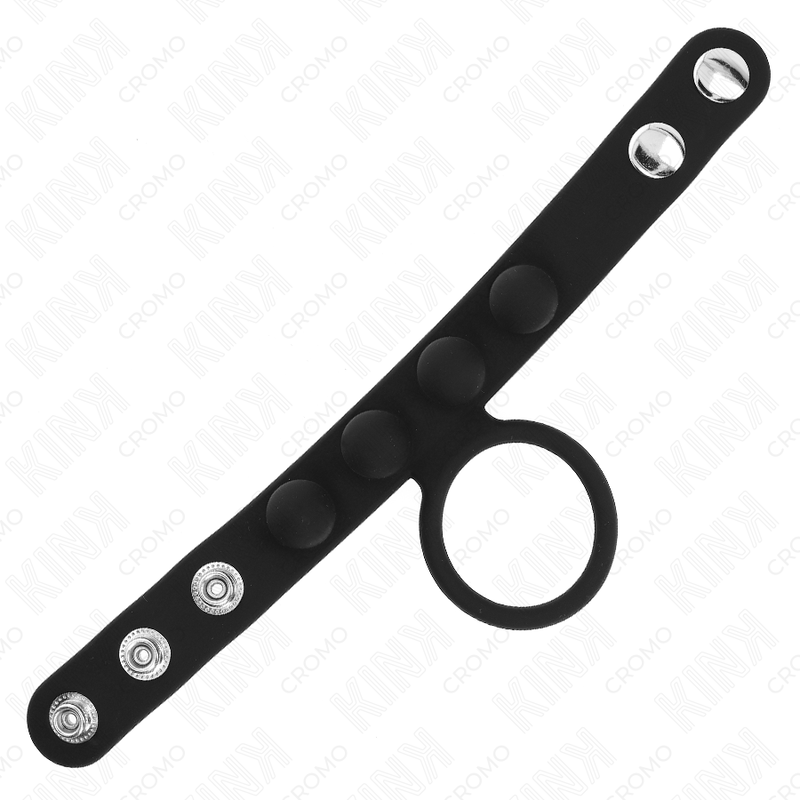 Anello Fallico in Pelle KINK Ring Power — 3,5 cm, Pressione