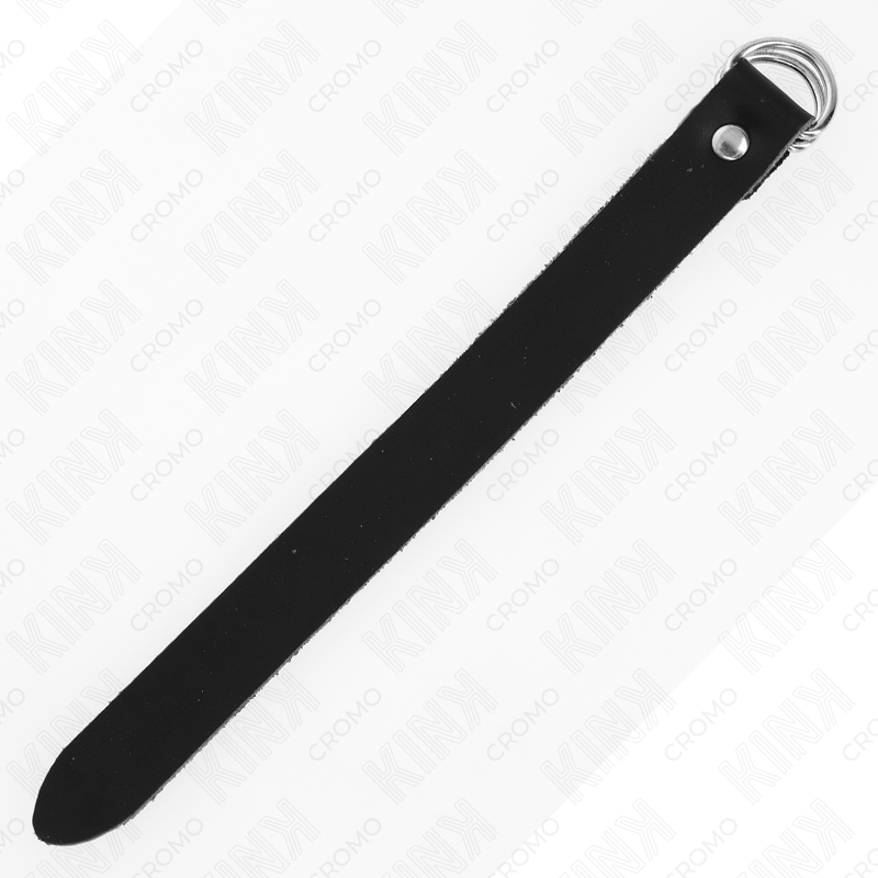 Anello Fallico in Pelle BDSM Kink Ring Power — Chiusura a Pressione