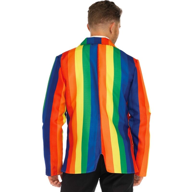 Costume Blazer Arcobaleno Leg Avenue — Set con Cravatta, Taglia S