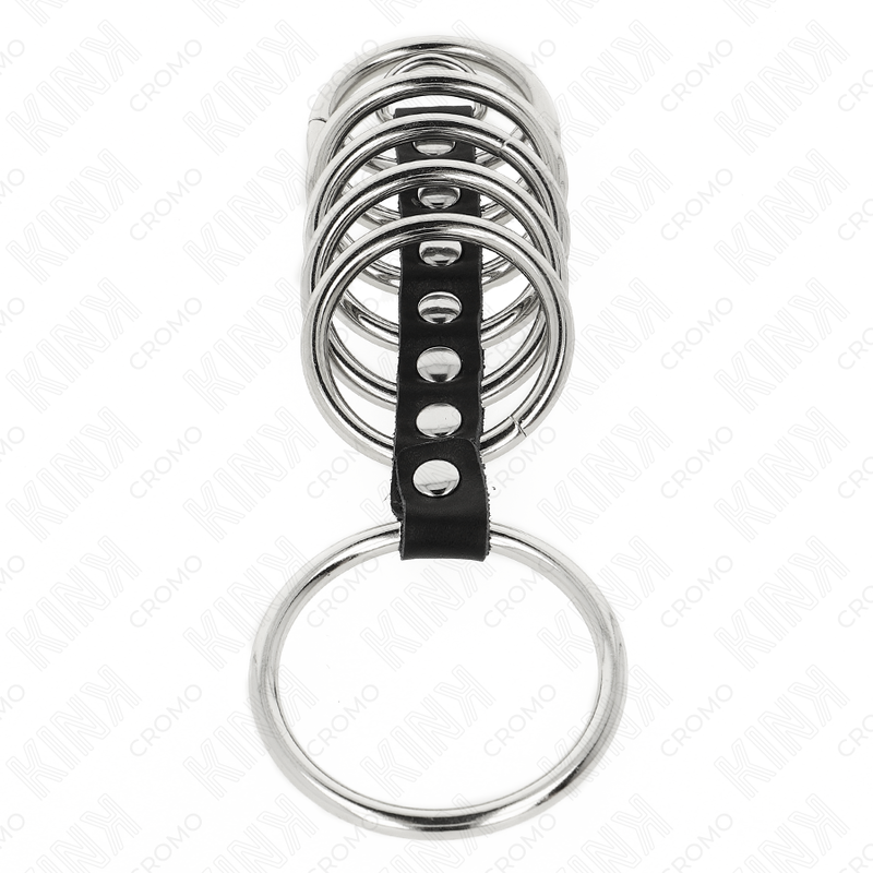 Kit Anelli Fallici in Metallo Kink Ring Power — 7 Misure