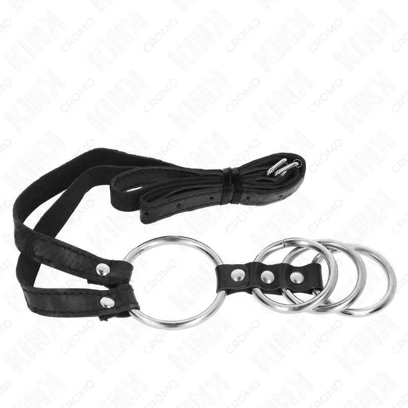 Anelli Fallici in Metallo Kink Ring Power — Set 4 Pezzi BDSM
