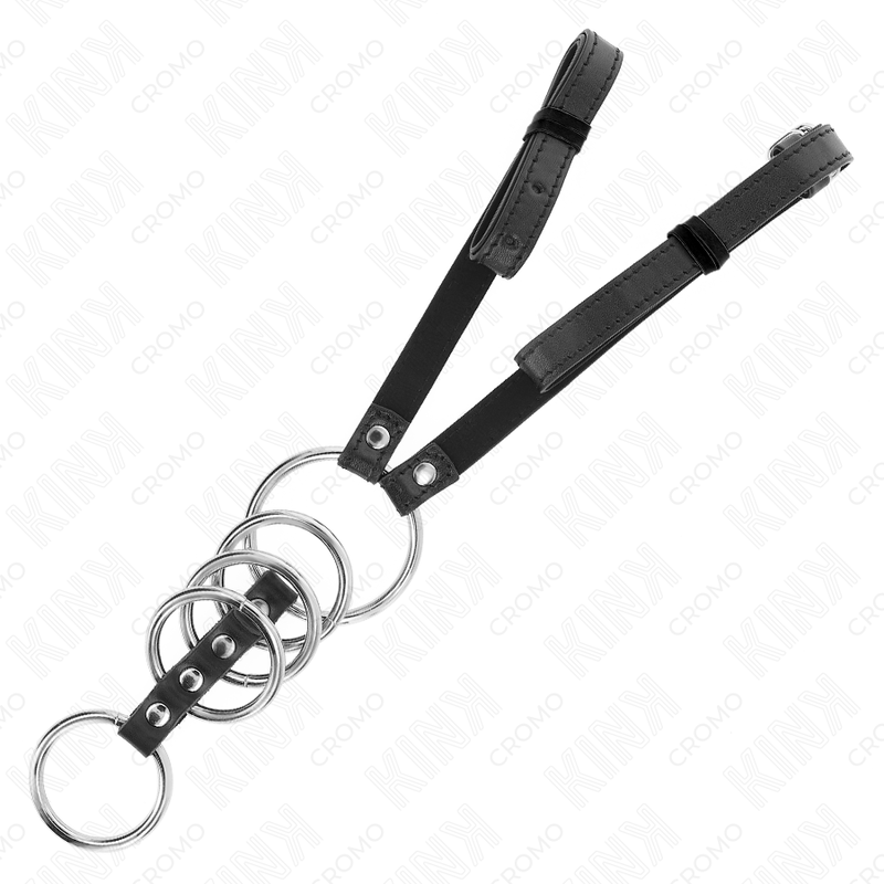 Kit Anelli Fallici Metallici Kink Ring Power — 5 Pezzi, 3,8–5 cm
