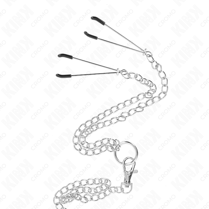 Anello Fallico con Morsetti Capezzoli Kink Ring Power — 3,8-5 cm