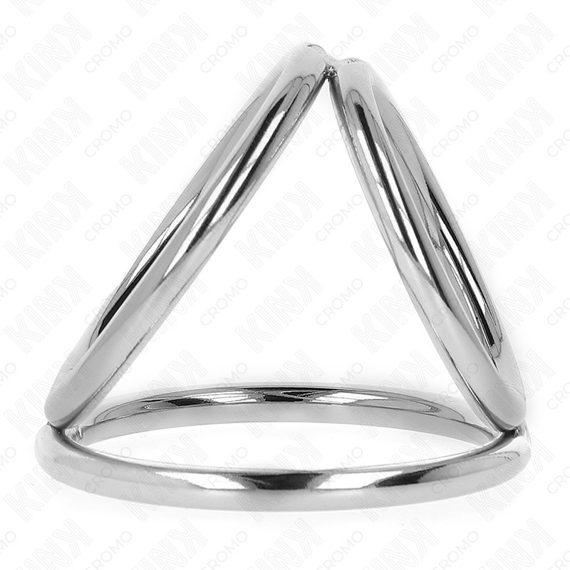 Anello Fallico Triplo in Metallo Kink Ring Power — 3,8-5 cm