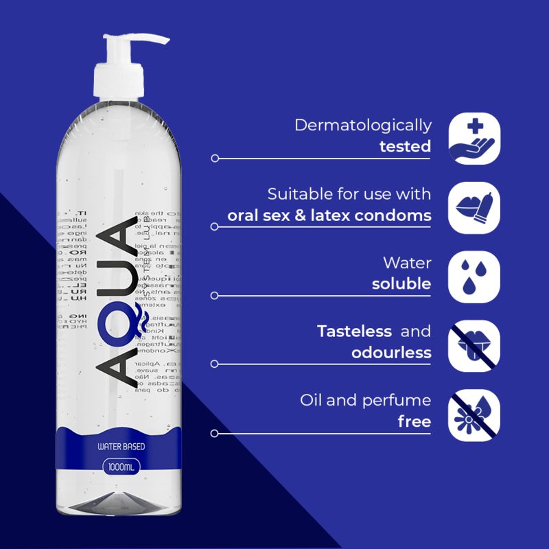 Lubrificante Intimo Base Acqua Aqua Quality — 1000 ml