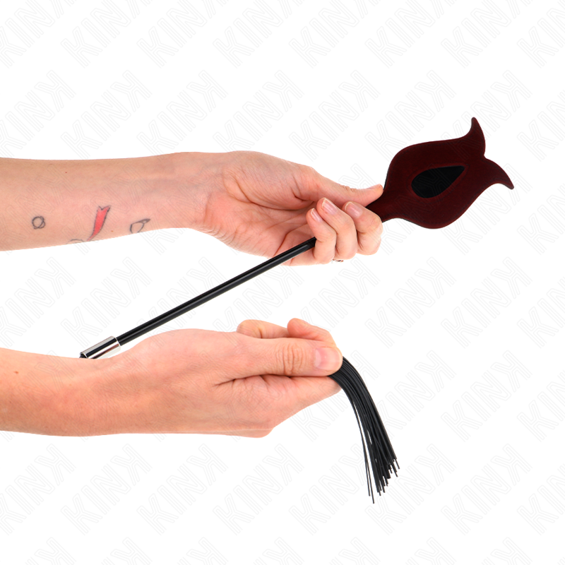 Frustino BDSM a Forma di Rosa Kink — Silicone, 45 cm