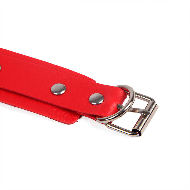 Manette BDSM con Cintura Subblime — Bondage Rosso