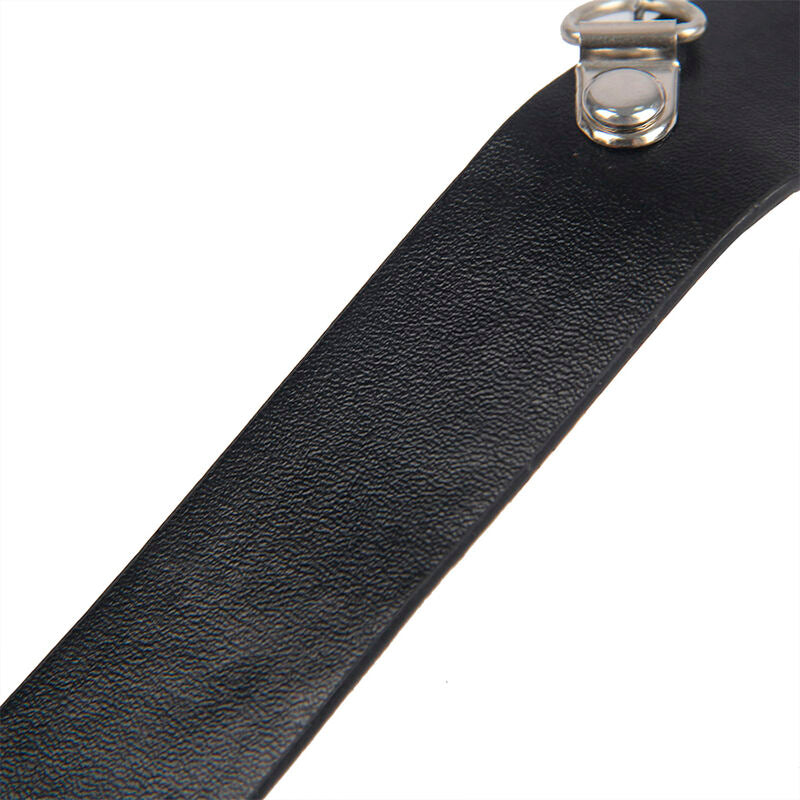 Pinze per Capezzoli con Laccio BDSM Subblime — Pelle Nera