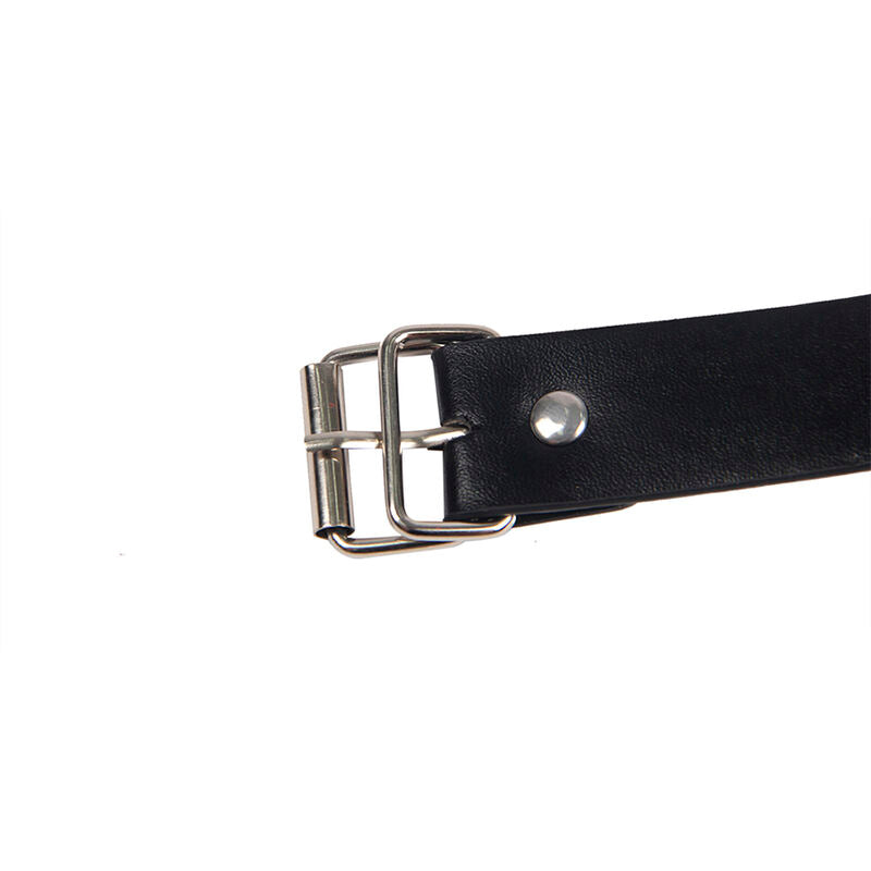 Pinze per Capezzoli con Laccio BDSM Subblime — Pelle Nera