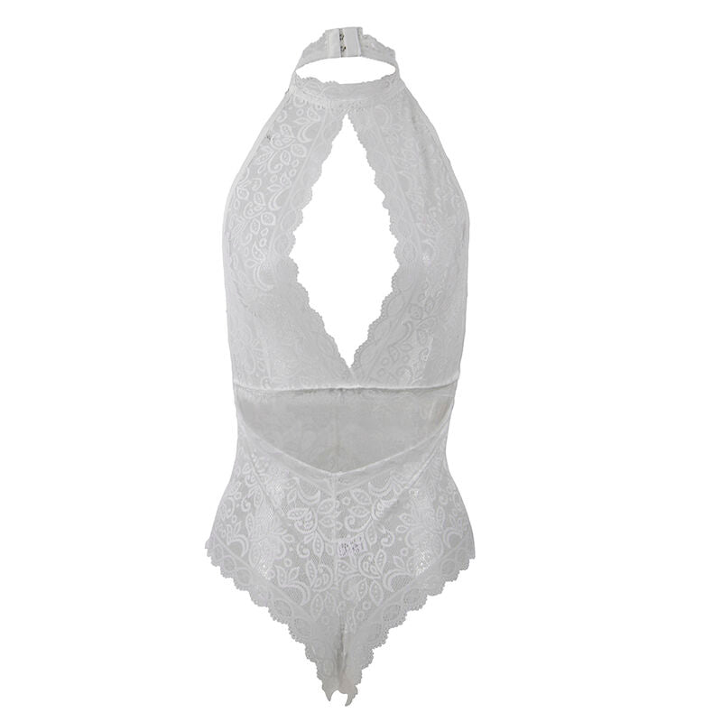 Body in Pizzo Subblime 953867 — Bianco, L/XL