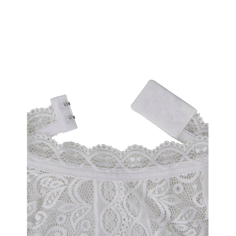 Body in Pizzo Subblime 953867 — Bianco, L/XL