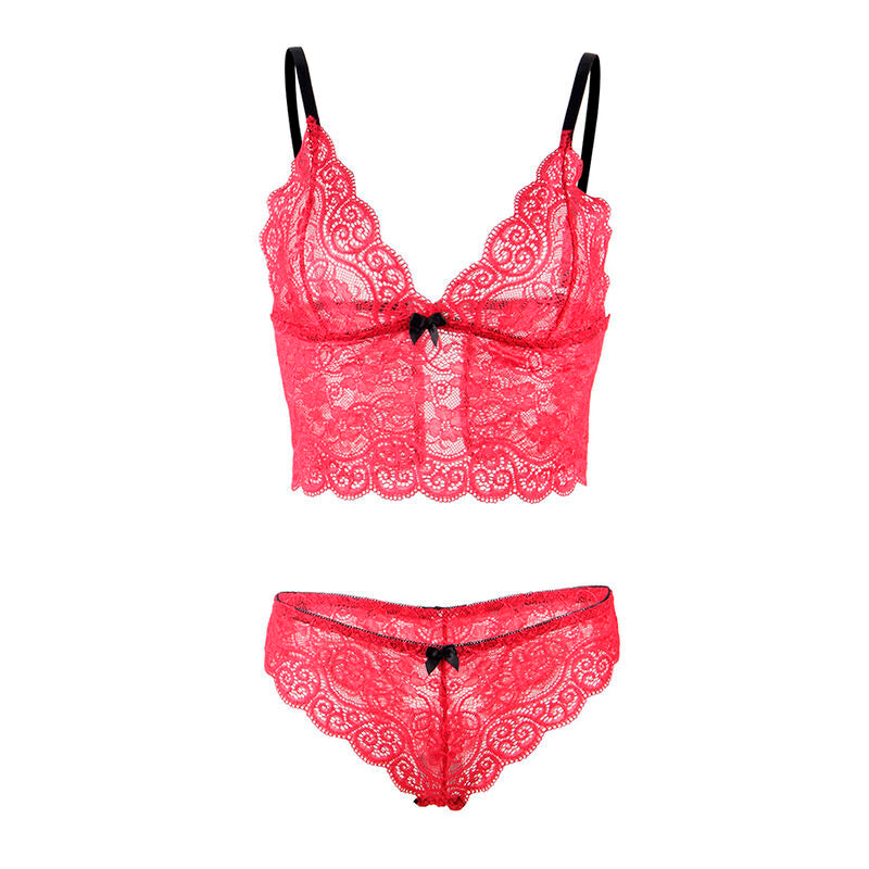 Lingerie Sexy Subblime Camicia da Notte in Seta e Pizzo — S/M
