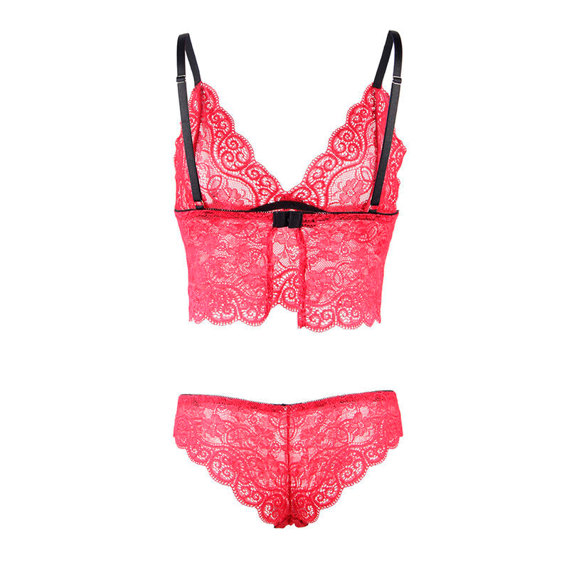 Lingerie Sexy Subblime Camicia da Notte in Seta e Pizzo — S/M