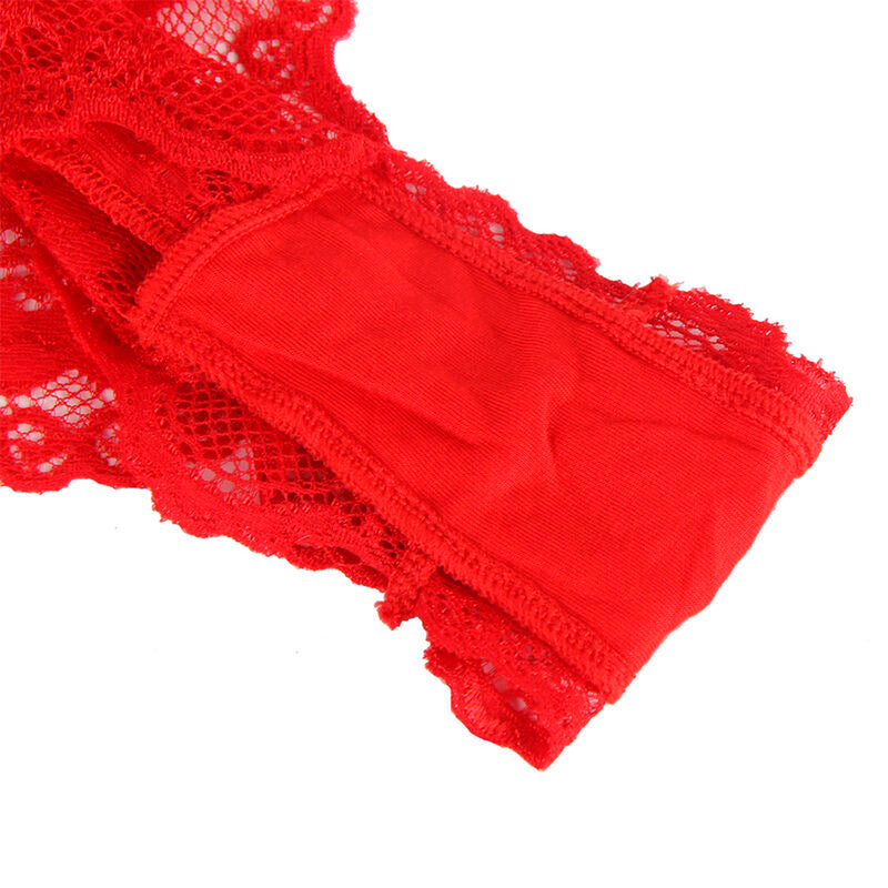 Body Erotico con Volant Subblime 953980 — Rosso L/XL