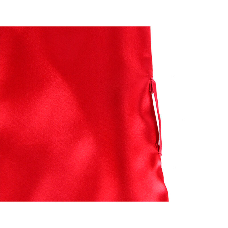 Lingerie Sexy Subblime Canottiera Pizzo e Perizoma — Rosso/Nero S/M