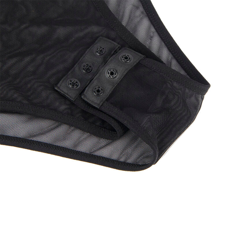 Body Erotico in Pizzo Subblime — Nero, Taglia S/M