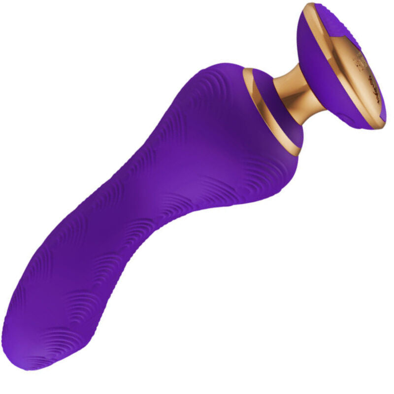 Vibratore Clitoride e Vaginale Shunga Sanya — Viola