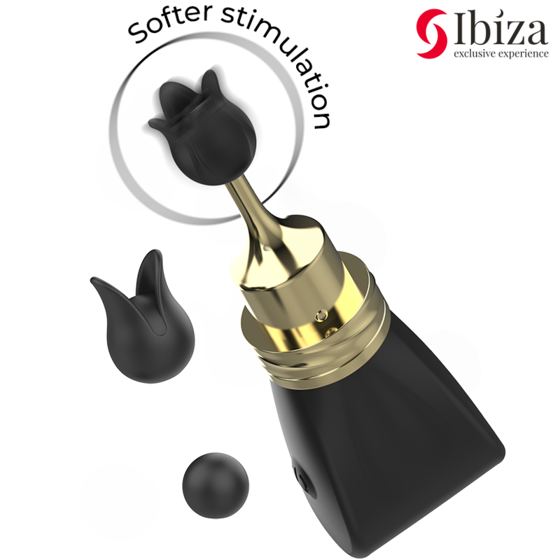 Stimolatore Clitoride a 3 Teste Ibiza Technology Arco — Nero