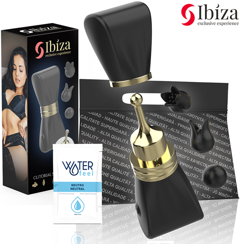 Stimolatore Clitoride a 3 Teste Ibiza Technology Arco — Nero