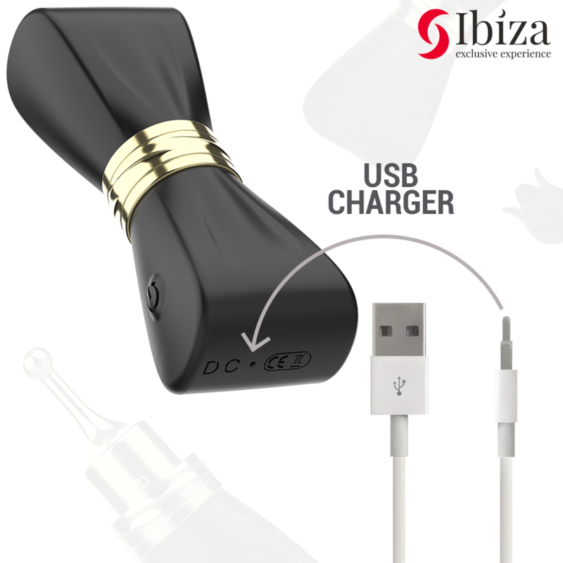 Stimolatore Clitoride a 3 Teste Ibiza Technology Arco — Nero