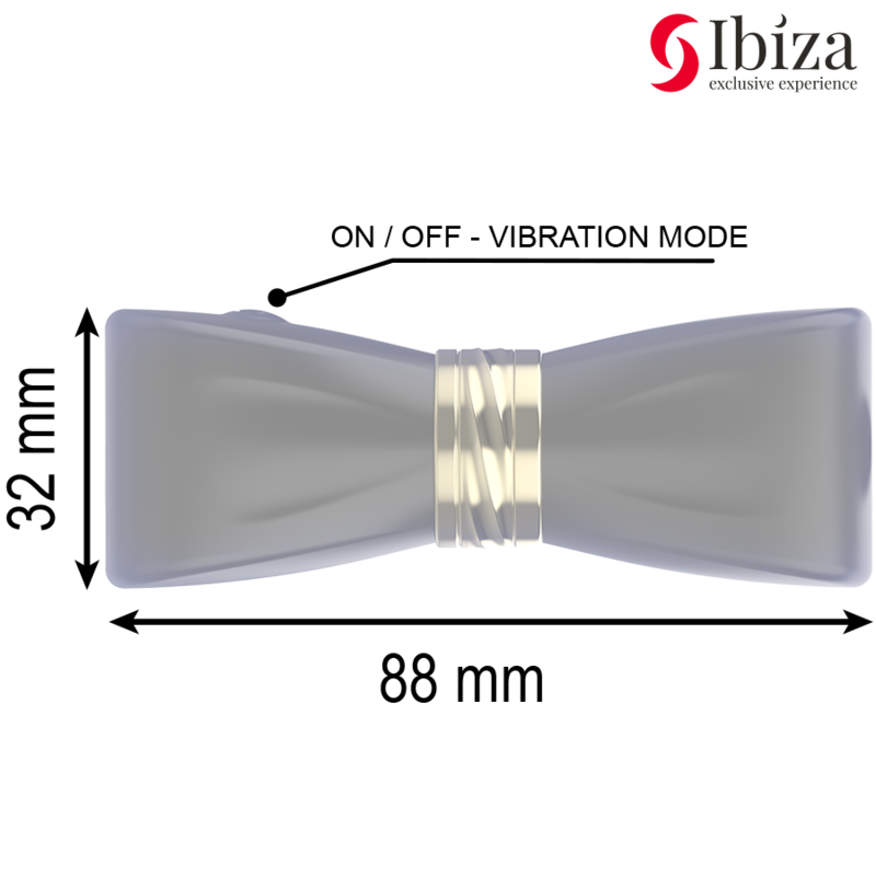 Stimolatore Clitoride a 3 Teste Ibiza Technology Arco — Nero