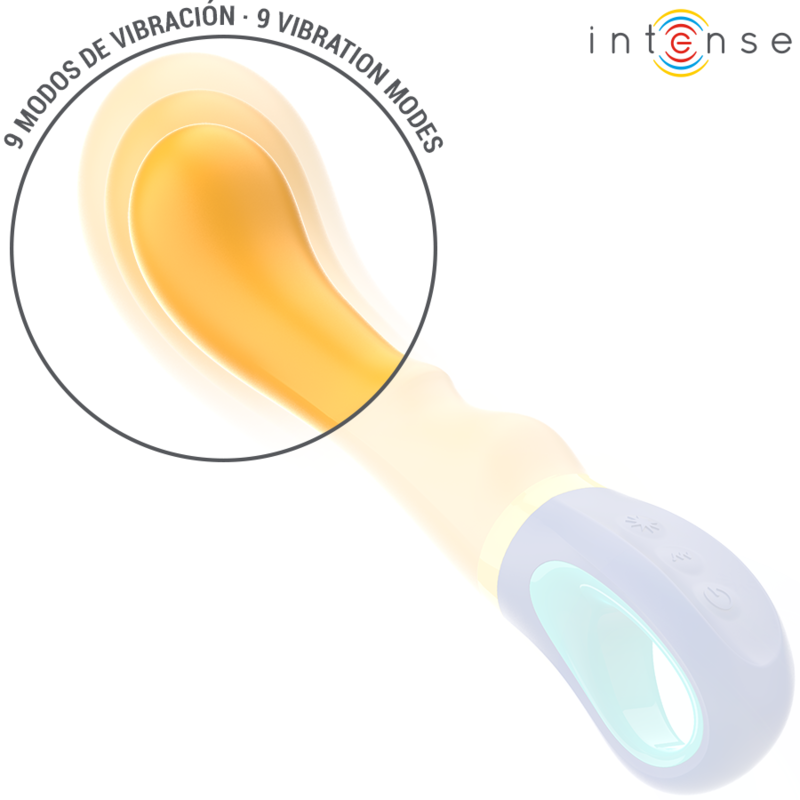 Vibratore Punto G Intense Shaggy — Ergonomico, Giallo
