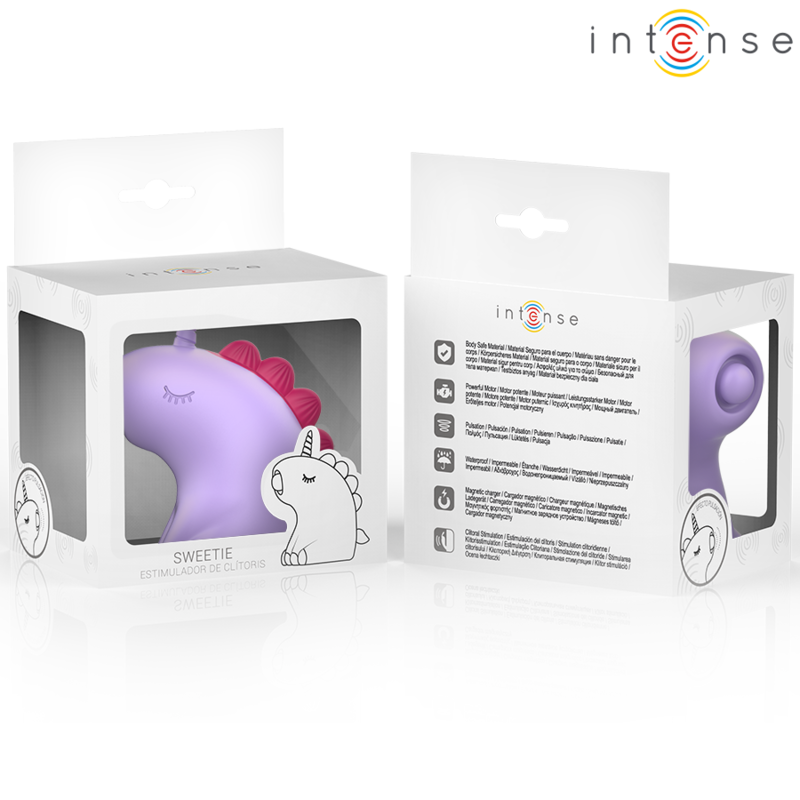Succhia Clitoride Intense Fun Toys Sweetie — Rosa, Unicorno