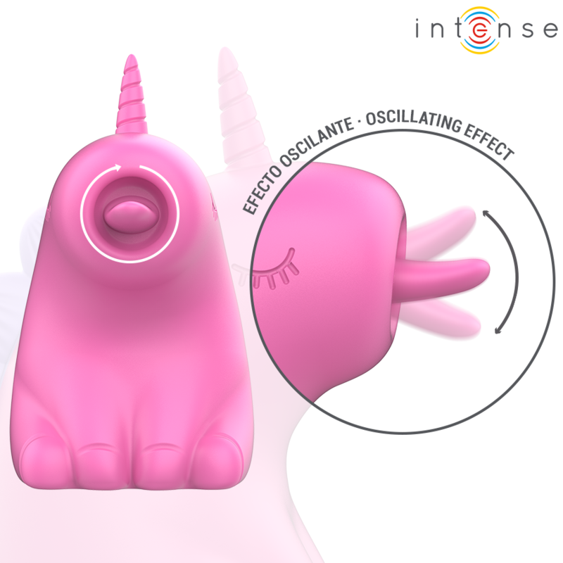 Stimolatore Clitoride Rotante Intense Pinkie — Linguetta 360°