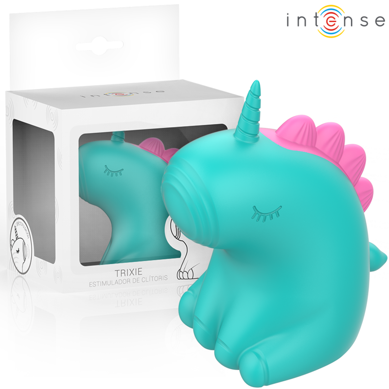 Stimolatore Clitoride Intense Trixie Unicorno — Verde