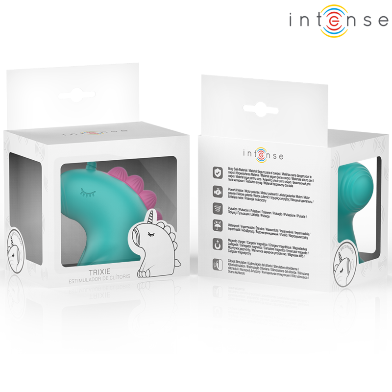 Stimolatore Clitoride Intense Trixie Unicorno — Verde