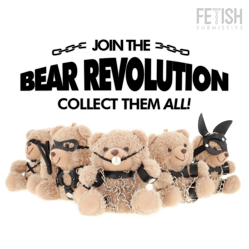 Peluche BDSM Fetish Submissive Fozzie — Orsacchiotto Bondage
