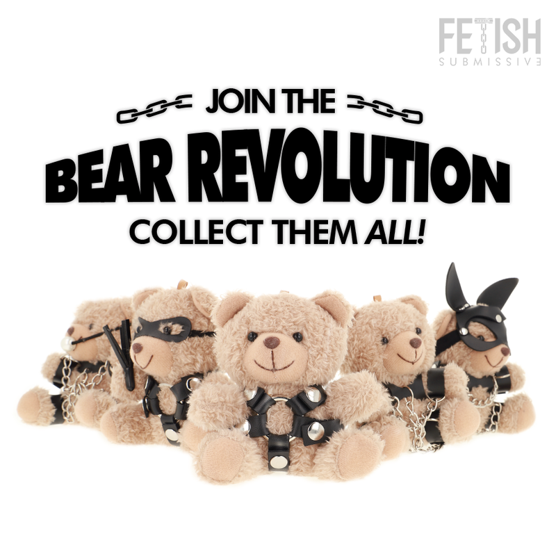 Peluche BDSM Fetish Submissive Bongo Teddy Bear — Modello 4