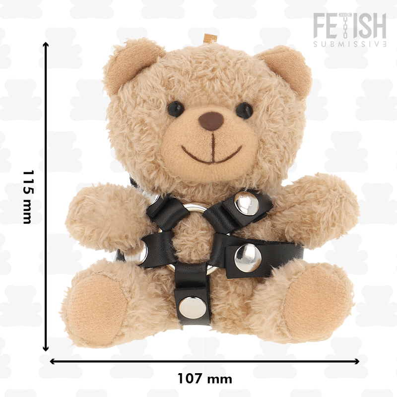 Peluche BDSM Fetish Submissive Bongo Teddy Bear — Modello 4
